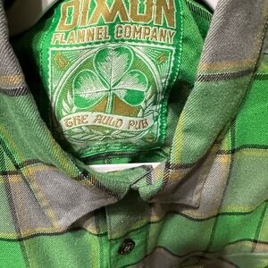 Dixxon The Aulo Pub Green Plaid Men's Shirt